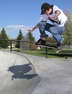 Jake Stock skating