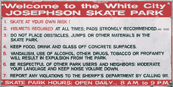 Welcome to the White City Josephson Skate Park